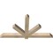 Ekena Millwork Kennewick Rough Sawn Timber Gable Bracket, Douglas Fir, 60"W x 32"H x 4"D x 4"F, 13/12 Pitch GBW060X32X0404KEN00RDF - alternate 4